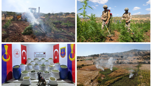 Teröristlere nefes aldırılmıyor! Tam 2 ton ve 13 milyon kök...