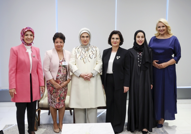 Emine Erdoğan, New York Türkevi'nde etkinliğe katıldı
