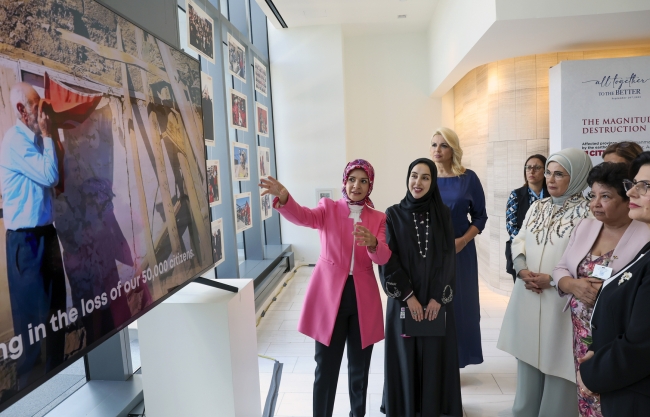 Emine Erdoğan, New York Türkevi'nde etkinliğe katıldı