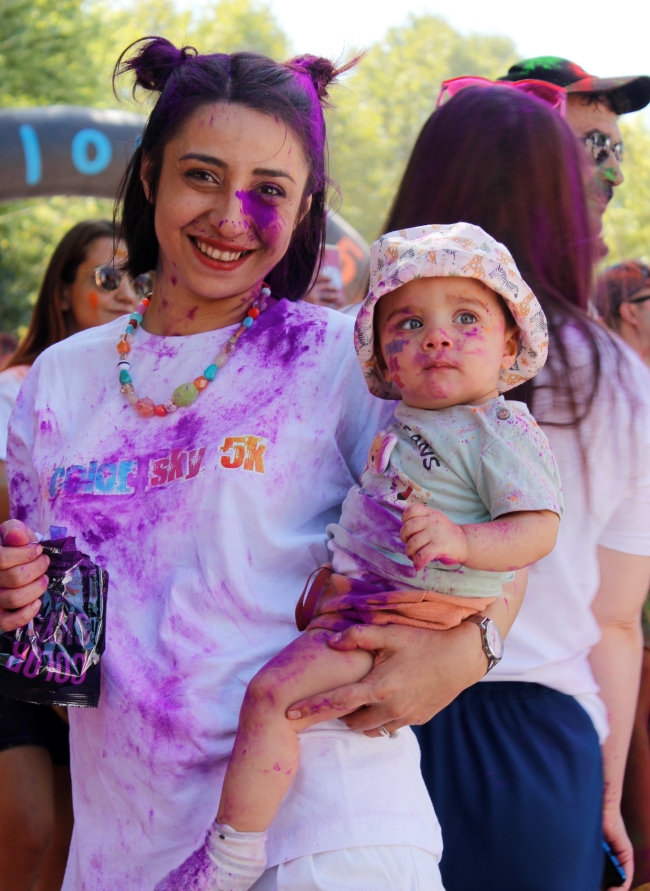 Bursa Botanik Park gökkuşağına büründü!