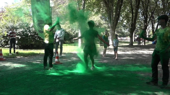 Bursa Botanik Park gökkuşağına büründü!