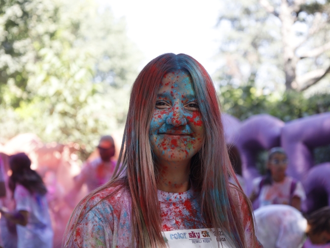 Bursa Botanik Park gökkuşağına büründü!