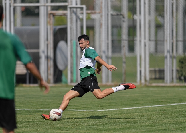 Bursaspor, taktik antrenman gerçekleştirdi