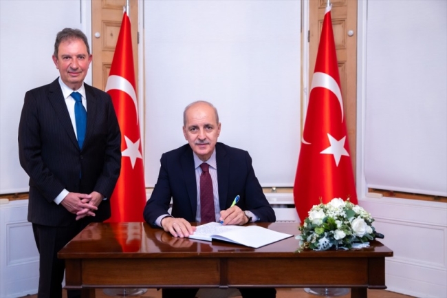 TBMM Başkanı Numan Kurtulmuş Dublin'de
