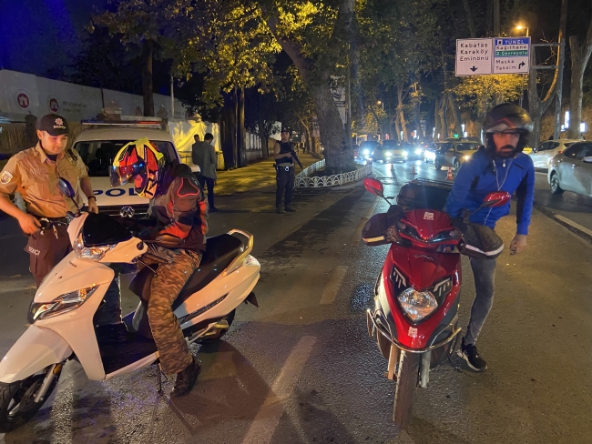 İstanbul'da motosiklet sürücülerine sıkı denetim