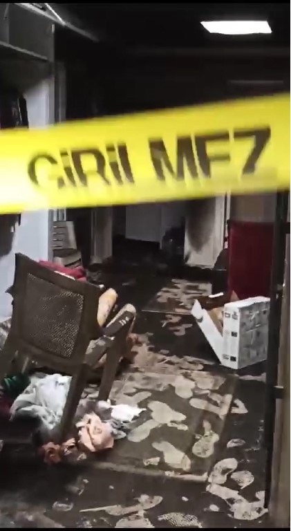 Hırsızlık yapan şahıs bağ evini kundakladı