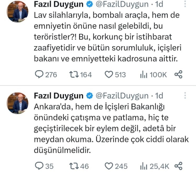 Bakan Yerlikaya'la ilgili açıklama yapan gazeteci gözaltına alındı