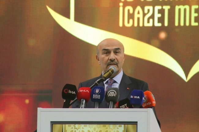 Diyanet İşleri Başkanı Erbaş, Bursa'da icazet törenine katıldı