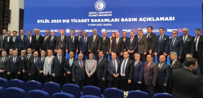 Dış ticaret rakamları Bursa'da açıklandı