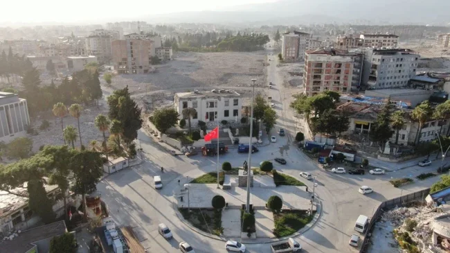 Depremin ardından Hatay'da yıkımın izleri!
