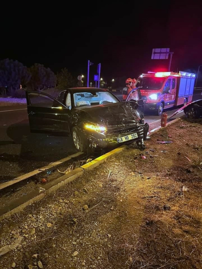 Polis ve uzman çavuş kazaya karıştı! Uzman Çavuş yaşamını yitirdi