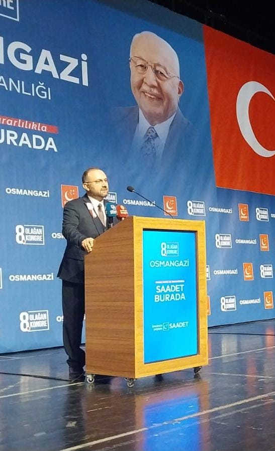 Saadet Partisi Bursa'da 8. Olağan Kongresini gerçekleştirdi