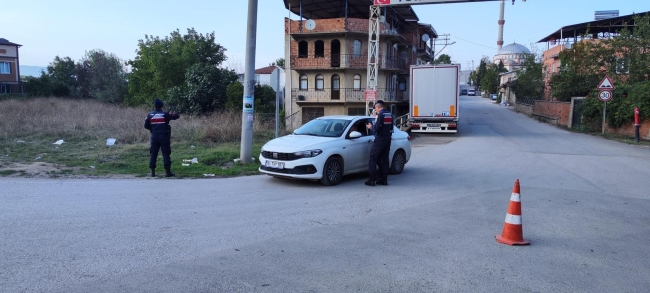 Bursa'da jandarmadan huzur ve güven uygulaması!