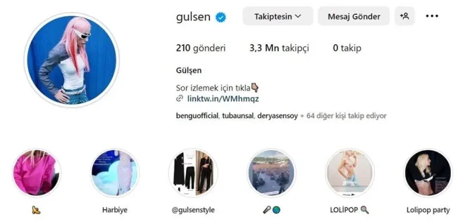 Gülşen sosyal medya hesabından herkesi sildi