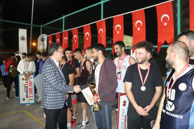 Sokak basketbolu turnuvası tamamlandı