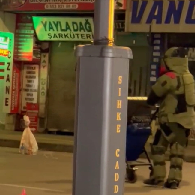 Van'da şüpheli paket alarmı!