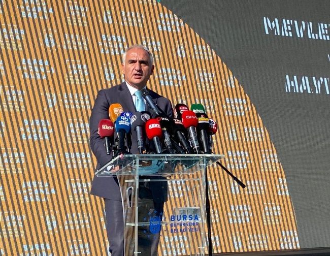 Bakan Ersoy: 'Bursa Mevlihanesi özellikleriyle sınırları aşıyor'