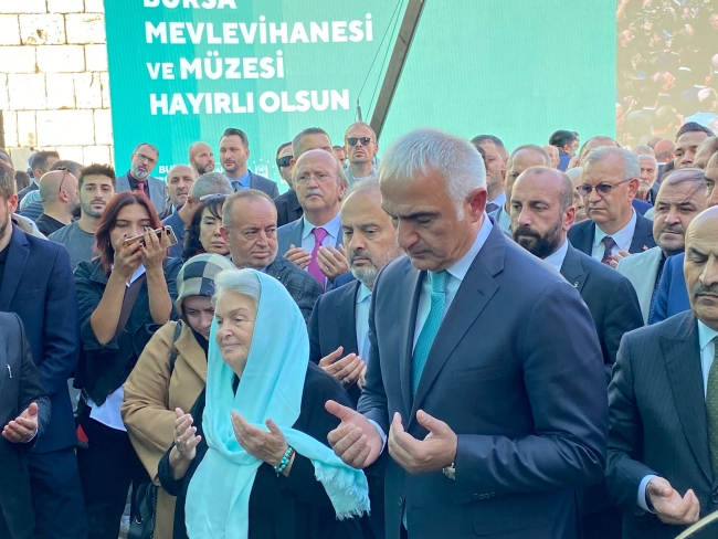 Bakan Ersoy'un katılımıyla 'Bursa Mevlevihanesi' açıldı