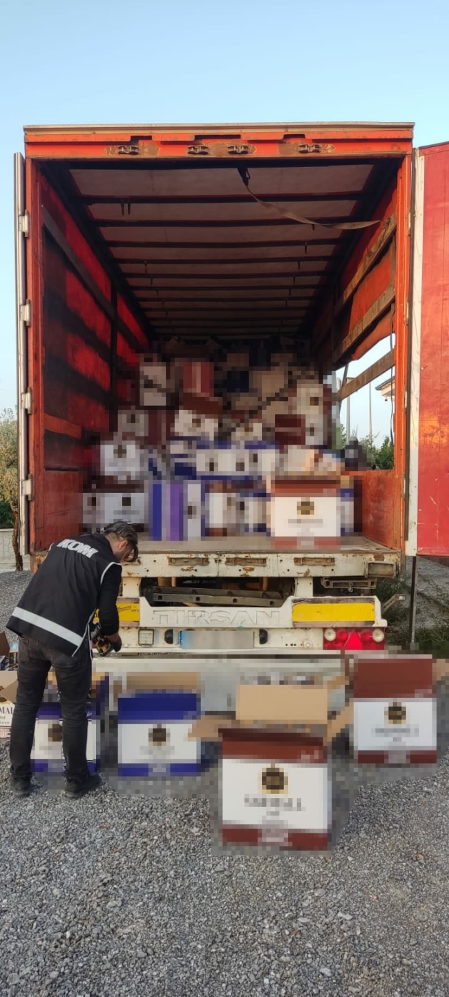 15 milyon 550 bin doldurulmuş sigara ve makaron ele geçirildi