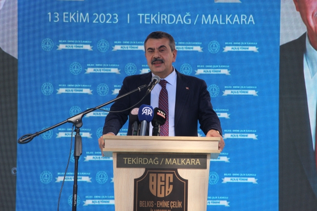 Milli Eğitim Bakanı Tekin, Malkara’da okul açılışına katıldı