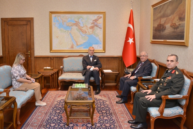 Bakan Güler, Estonya Büyükelçisi Reinart’ı kabul etti