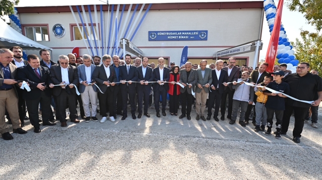 Güneybudaklar’da hizmet binası törenle hizmete açıldı