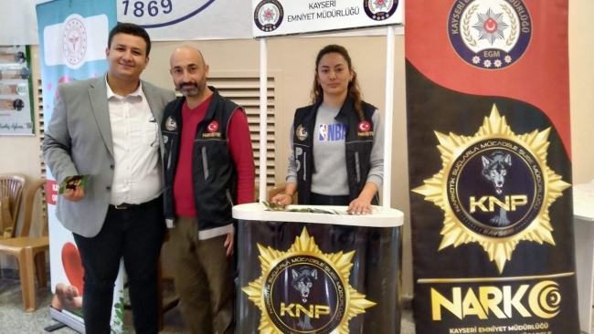 Kayseri'de uyuşturucunun zararları anlatıldı