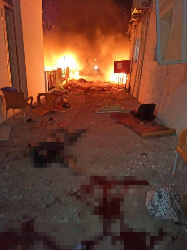 İsrail içinde hastalar olan hastaneyi bombaladı