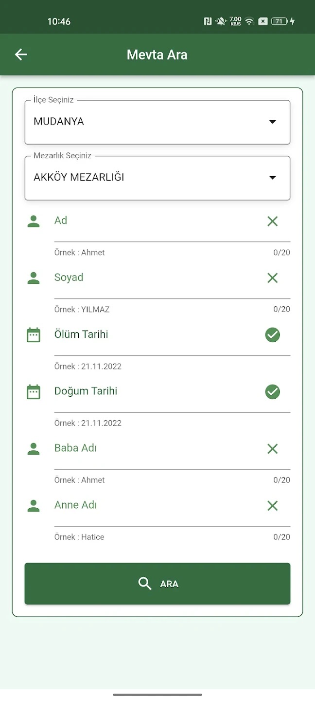 Bursa'da mezarlık hizmetleri cep telefonlarında!