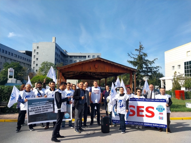 SES Bursa Şubesi: "Savaş suçu işleyenler derhal yargılanmalı"