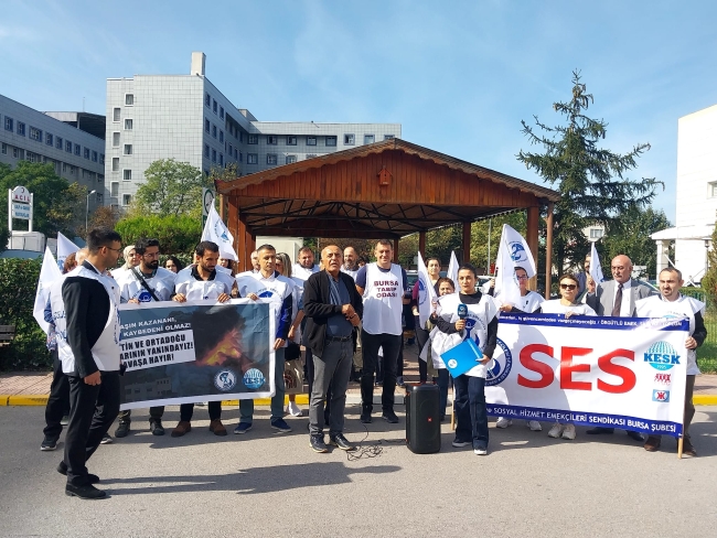 SES Bursa Şubesi: "Savaş suçu işleyenler derhal yargılanmalı"