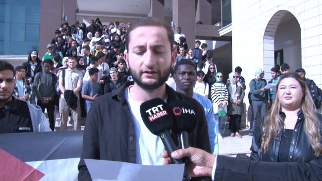 BTÜ'lü öğrencilerden 'Filistin' bildirisi