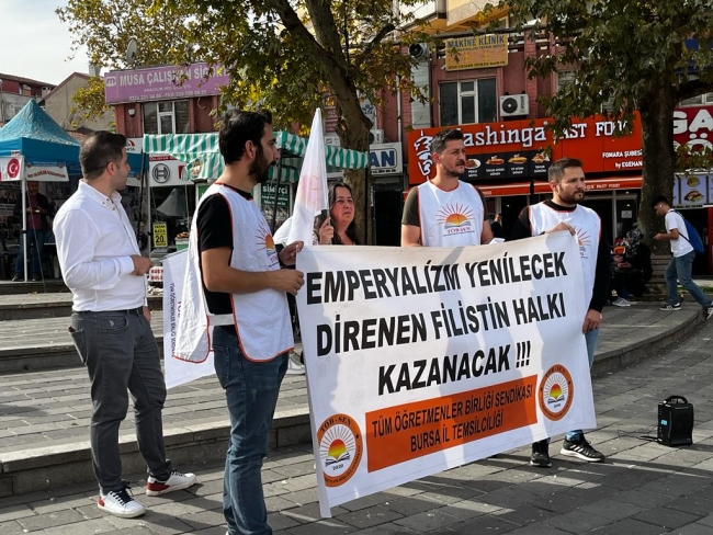 TÖBSEN'den İsrail saldırılarına protesto