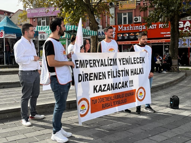 TÖBSEN'den İsrail saldırılarına protesto