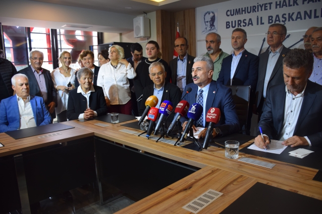 CHP Bursa'dan tezkere tepkisi