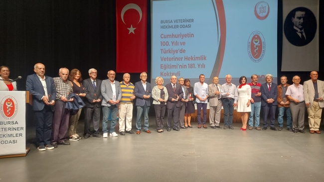 Bursa'da Veteriner Hekimler 181. yıllarını kutladı