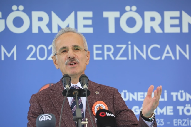 Erzincan Sünebeli Tüneli için ışık görme töreni düzenlendi