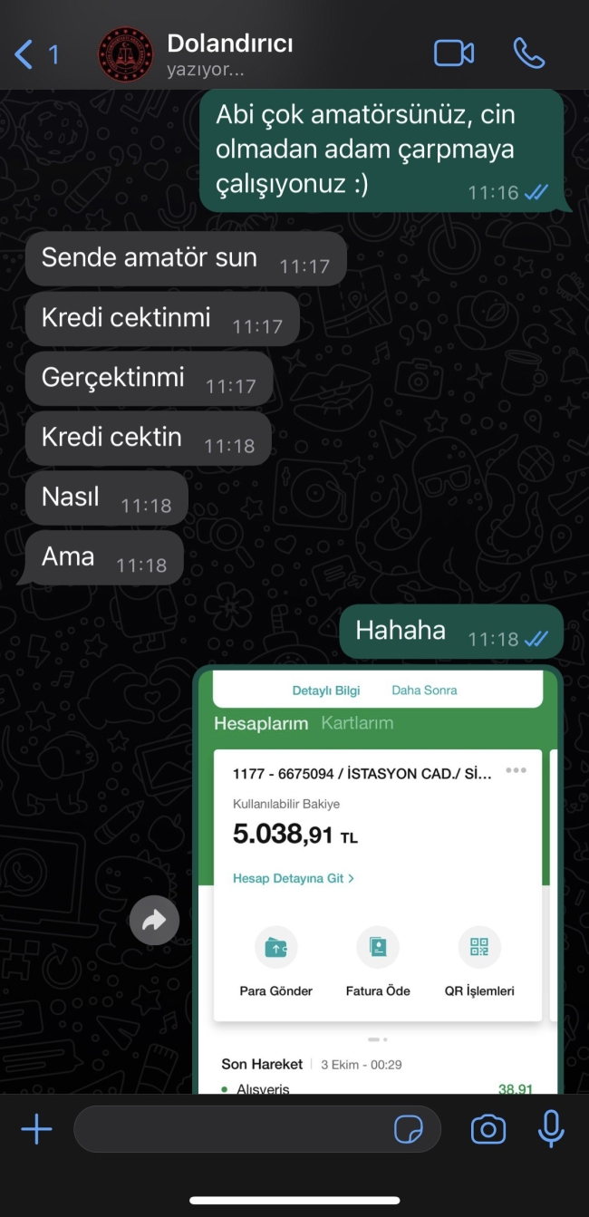 Sivas'ta ilginç dolandırıcılık hikayesi! Dolandırıcı bile takdir etti