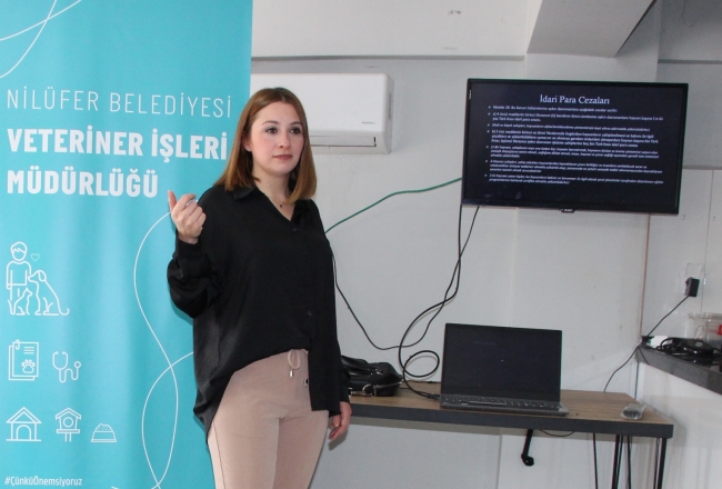 Veteriner İşleri Müdürlüğü çalışanlarına hayvan hakları eğitimi