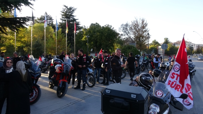 İstiklal Sürüşü'nde motorcular Çankırı’ya ulaştı
