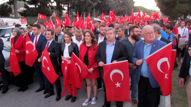 Çeşme'de  100. yılı kutlamaları