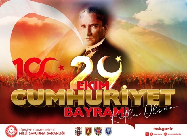 Bakan Güler: Cumhuriyetimizin 100'üncü yılı kutlu olsun