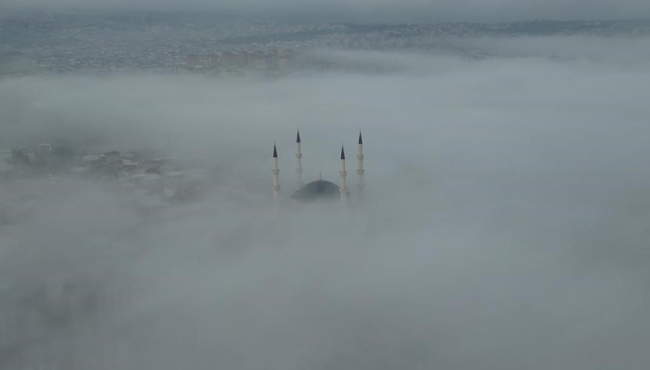 Bursalılar sisli bir sabaha uyandı