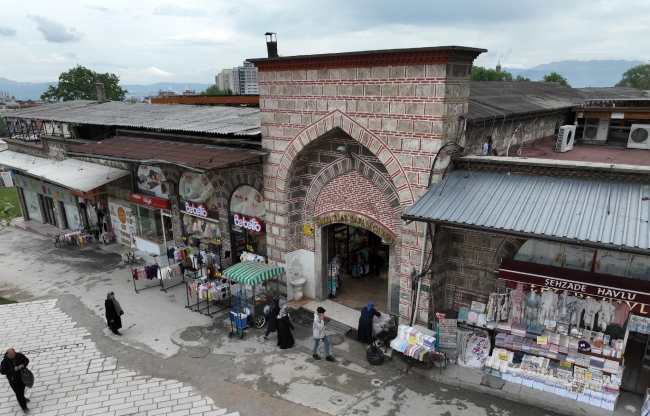 Bursa'da Tarihi Çarşı eski ihtişamına kavuşuyor