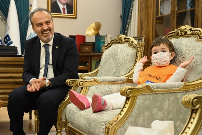 Başkan Aktaş’ın özel konuklarını ağırladı