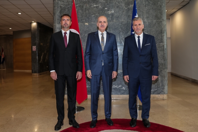 TBMM Başkanı Kurtulmuş'tan Saraybosna'da diplomatik temaslar