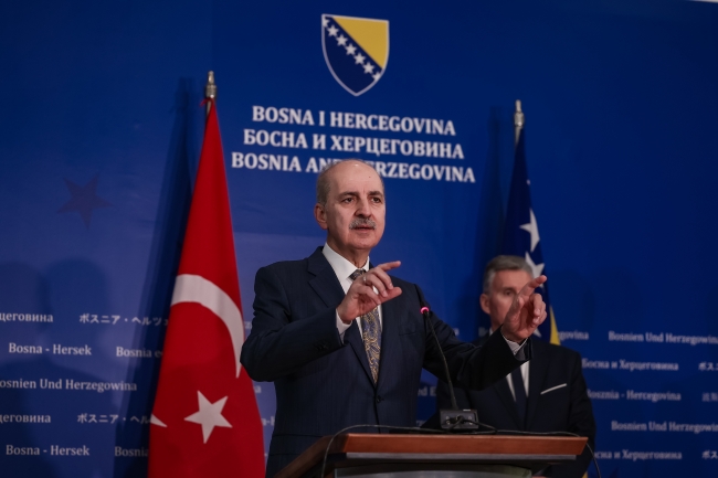TBMM Başkanı Kurtulmuş'tan Saraybosna'da diplomatik temaslar