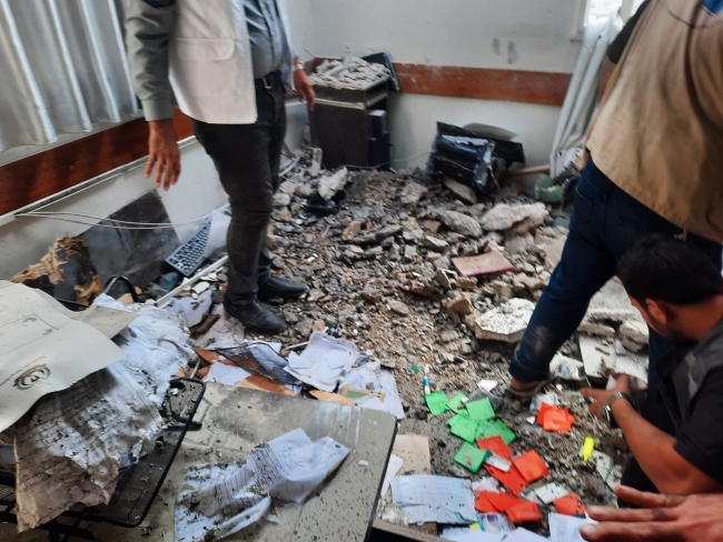 İsrail, Şifa Hastanesinin güneş panellerini vurdu