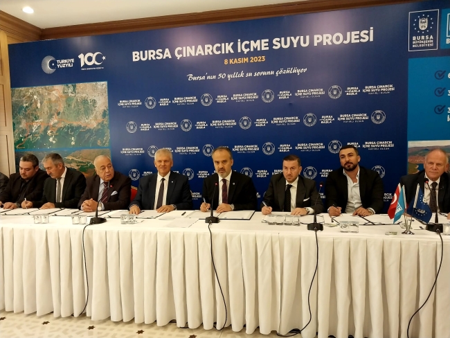 Çınarcık İçme Suyu Projesi'nin imza töreni yapıldı