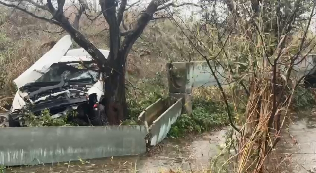 Kuvvetli sağanak kazayı beraberinde getirdi!